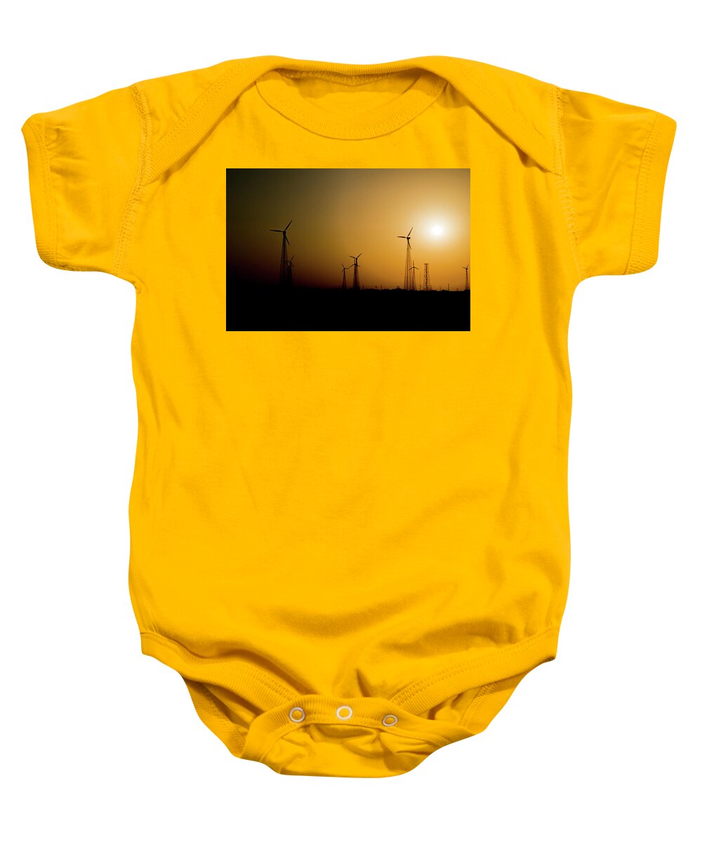 Architecture Baby Onesie featuring the photograph A sunset on Bada Bagh... by Lie Yim
