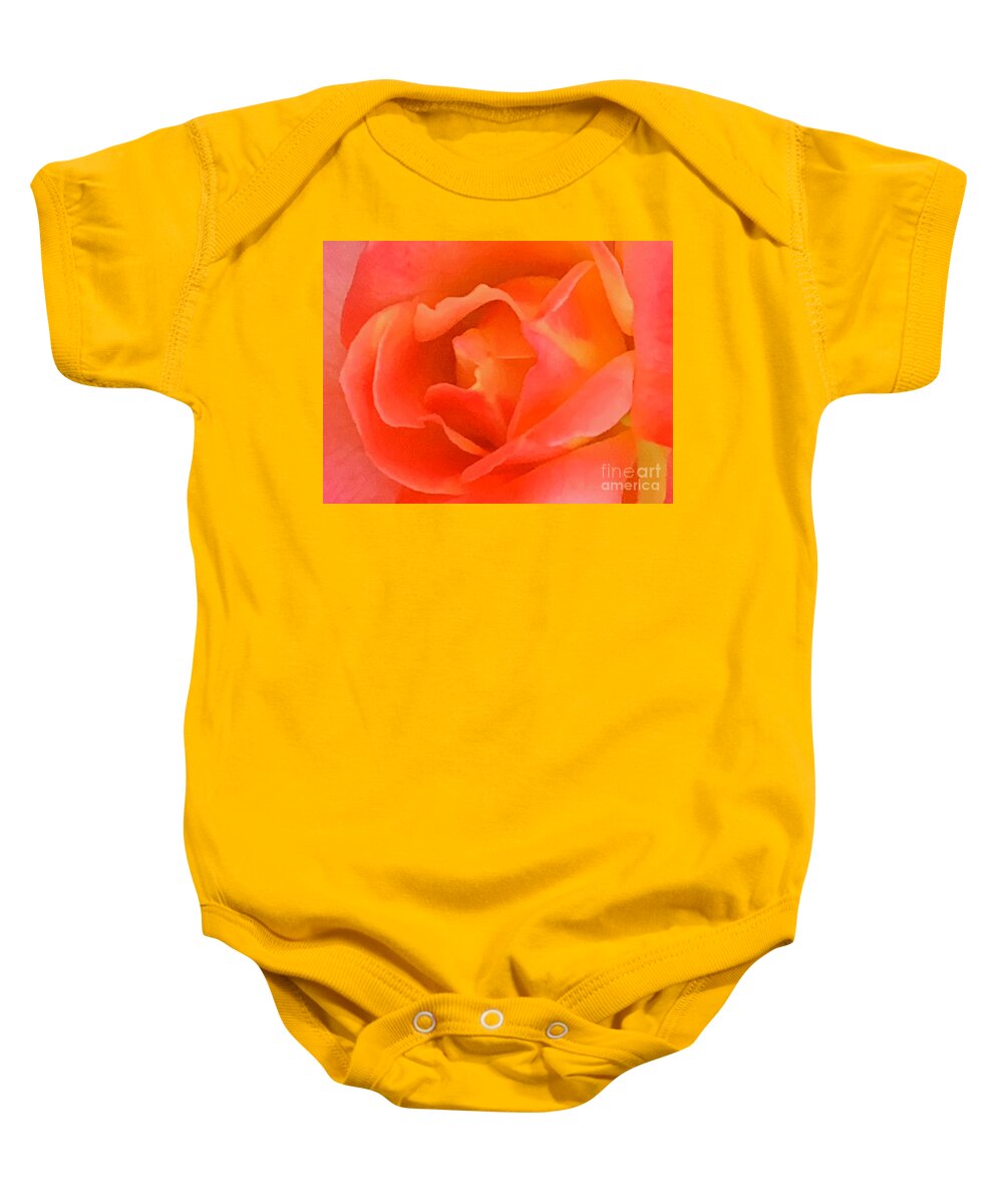 Sun Baby Onesie featuring the photograph A Sunshine's Repose by Tiesa Wesen