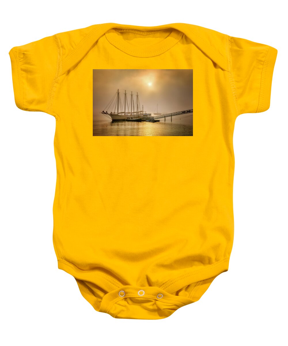 Bar Harbor Baby Onesie featuring the photograph Bar Harbor 34a1945 by Greg Hartford