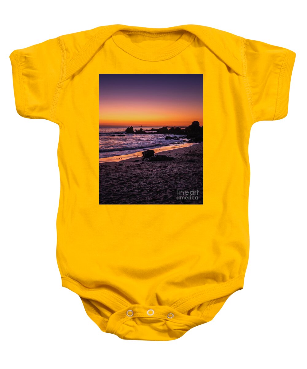 California Sunset Baby Onesie featuring the photograph Berry Sunset by Abigail Diane Photography