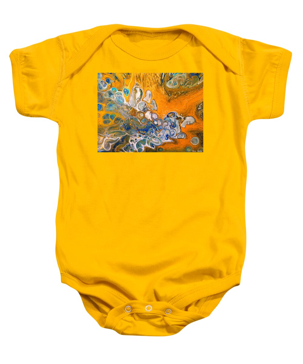  Baby Onesie featuring the painting Blocked by Rein Nomm