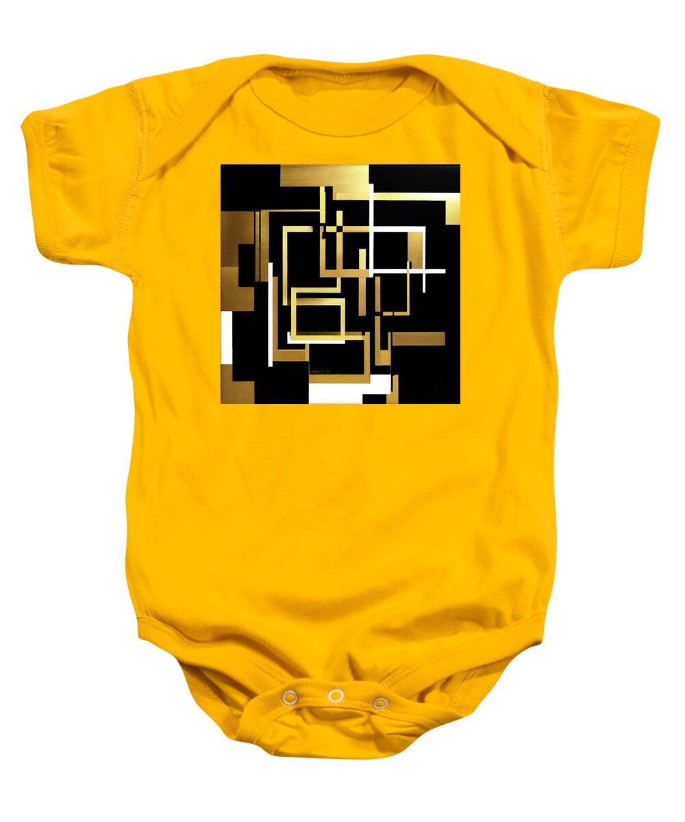 Art Baby Onesie featuring the digital art Cube - No.17 by Fred Larucci