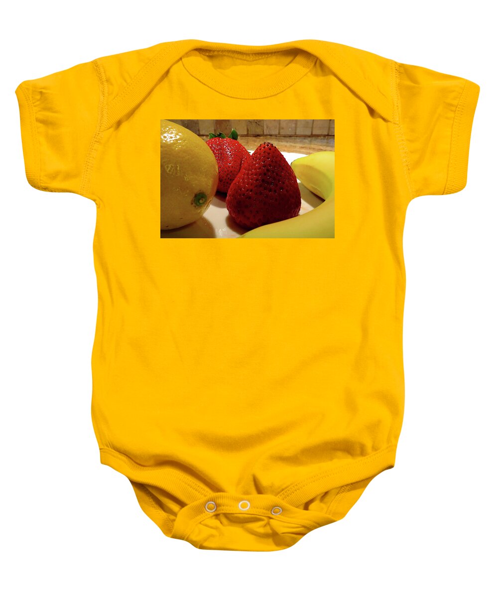 Fruit Baby Onesie featuring the photograph Fresh Fruit by Linda Stern