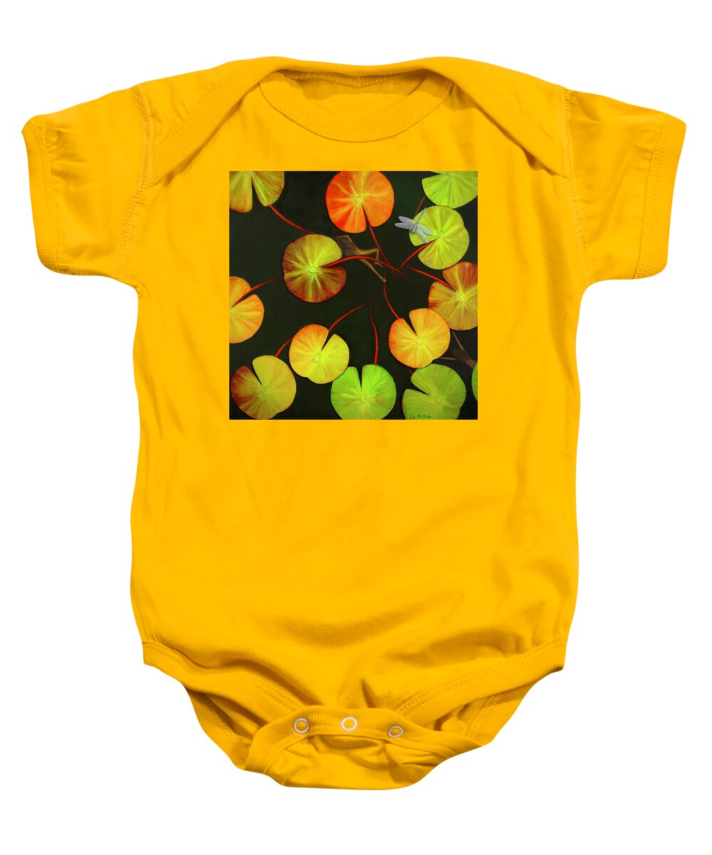Kim Mcclinton Baby Onesie featuring the painting Immersion by Kim McClinton
