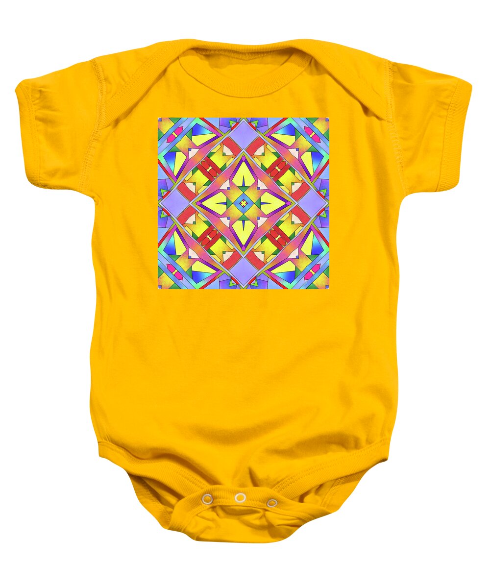 Aesthetic Baby Onesie featuring the digital art Inspiration 050 by Jerome Lawrence
