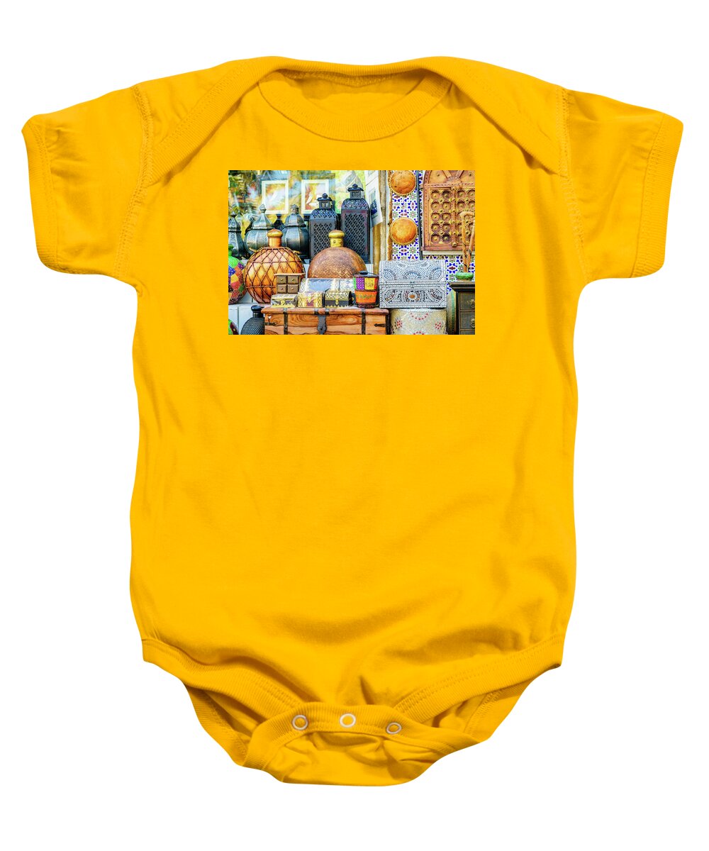 Arabian Baby Onesie featuring the photograph Middle Eastern souvenirs by Alexey Stiop