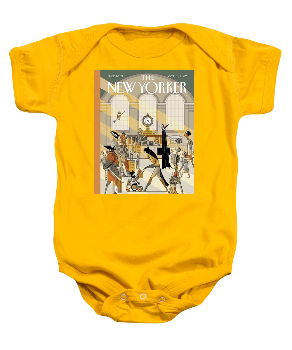 150279 Baby Onesie featuring the painting Old Haunts by Sergio Garcia Sanchez