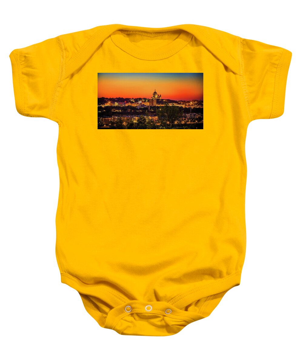  Baby Onesie featuring the photograph St Paul Cathedral by Nicole Engstrom