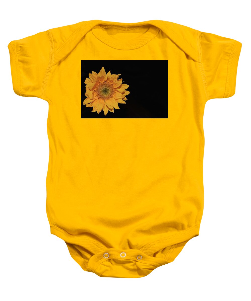 Mark J Dunn Baby Onesie featuring the photograph Sunflower by Mark J Dunn