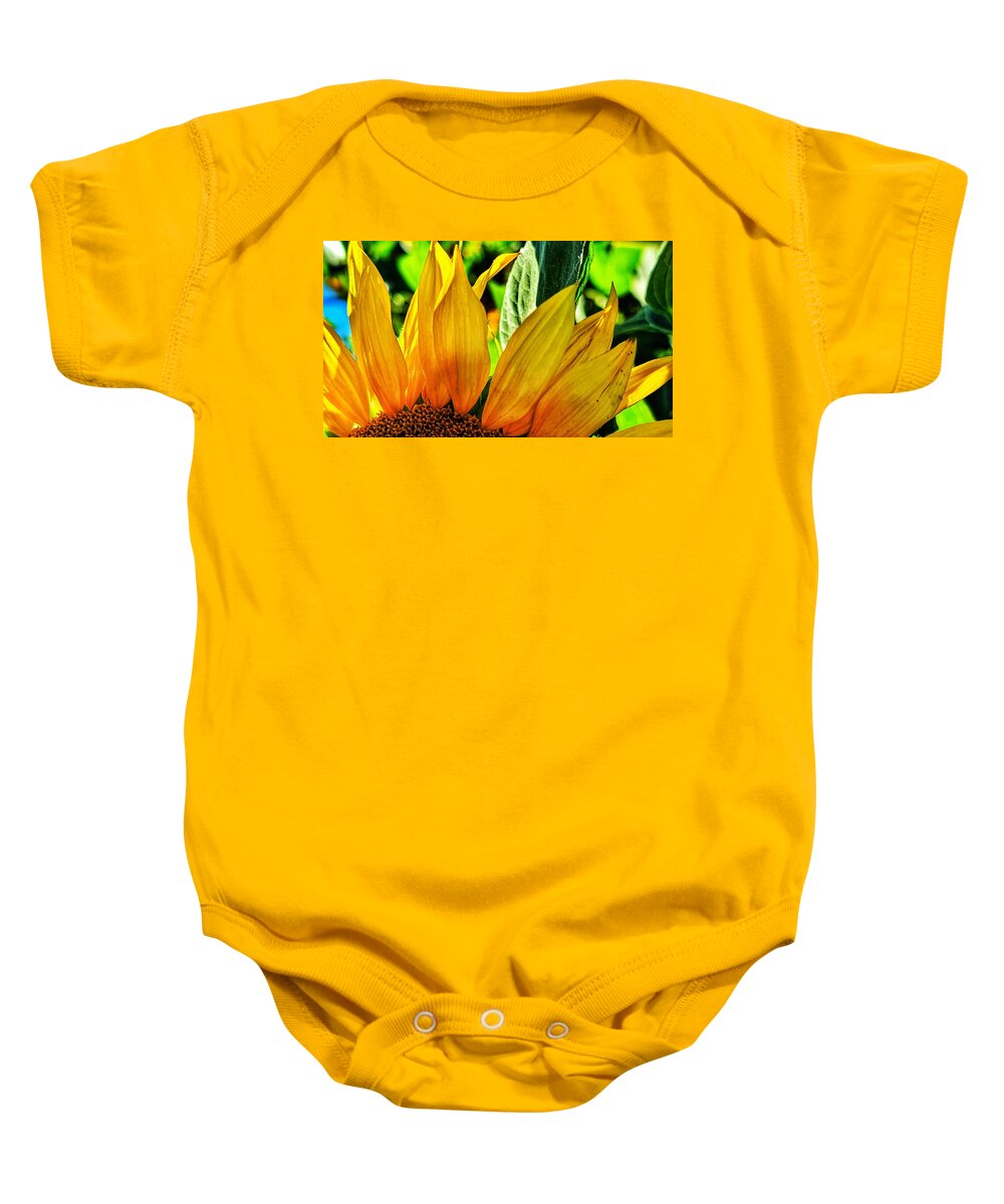 Sunflower Baby Onesie featuring the photograph Today is a Good Day by Terry Ann Morris