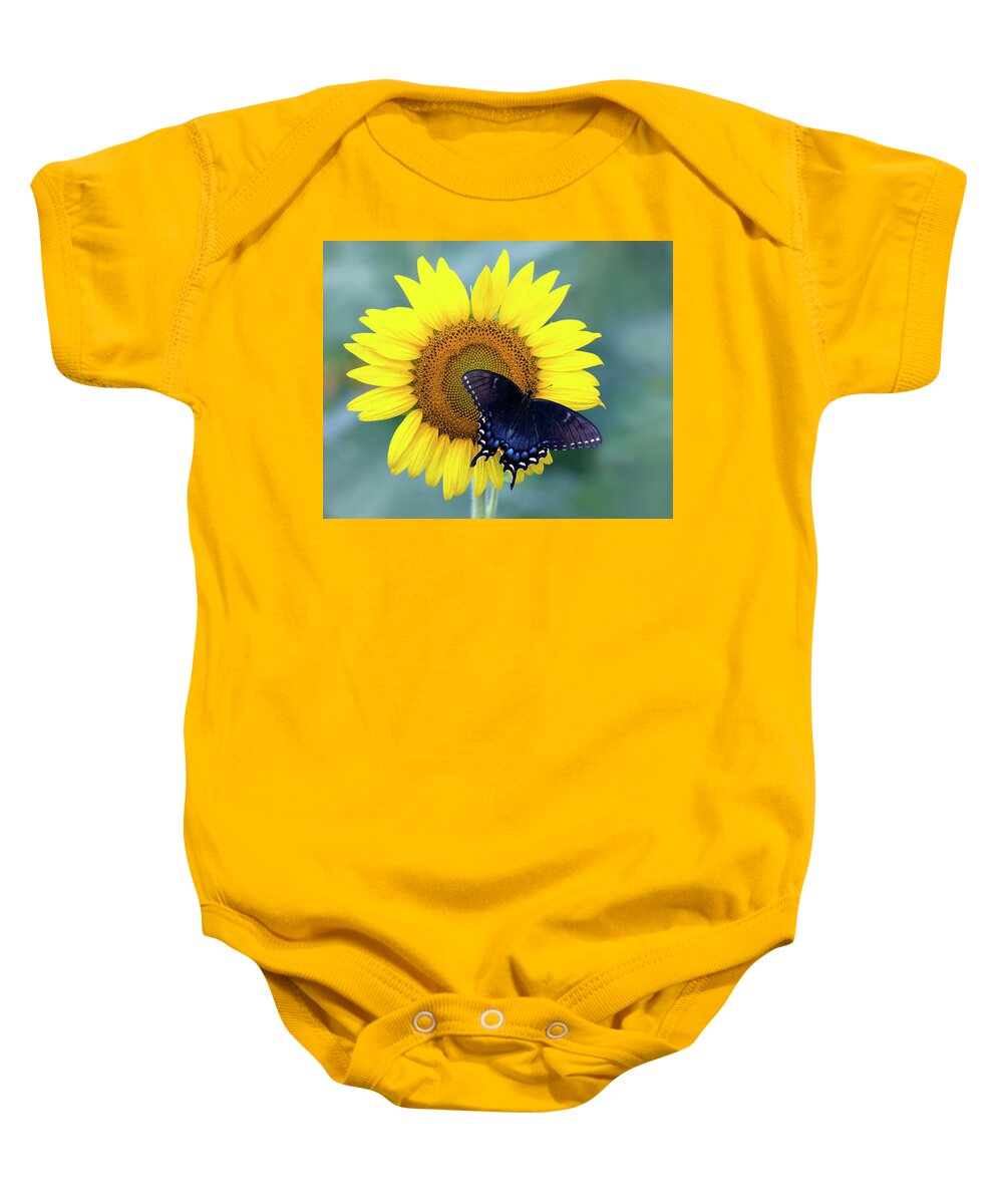 Insect Baby Onesie featuring the photograph Upon the Sun by Art Cole