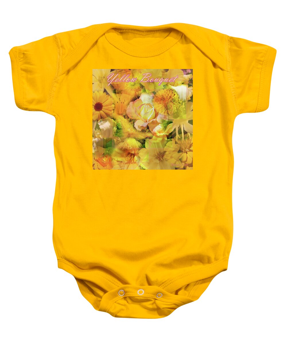 Photograph Baby Onesie featuring the photograph Yellow Bouquet by Beverly Read