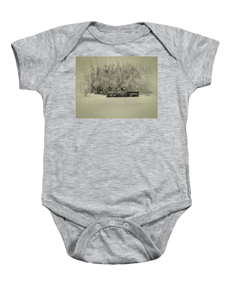 Ford Truck Baby Onesie featuring the photograph Old Timer #2 by Thomas Young