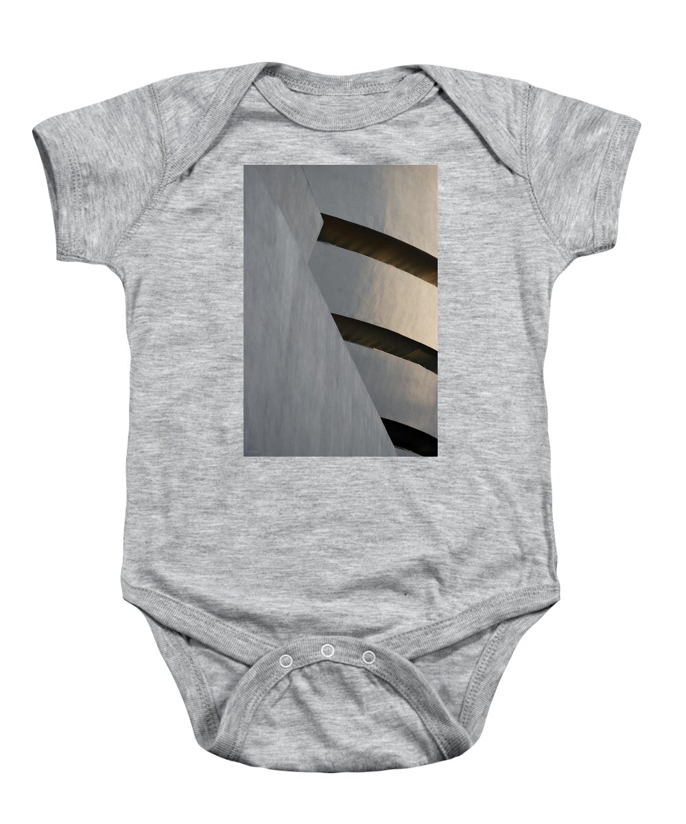 Scenic Baby Onesie featuring the photograph The Guggenheim #8 by Rob Hans
