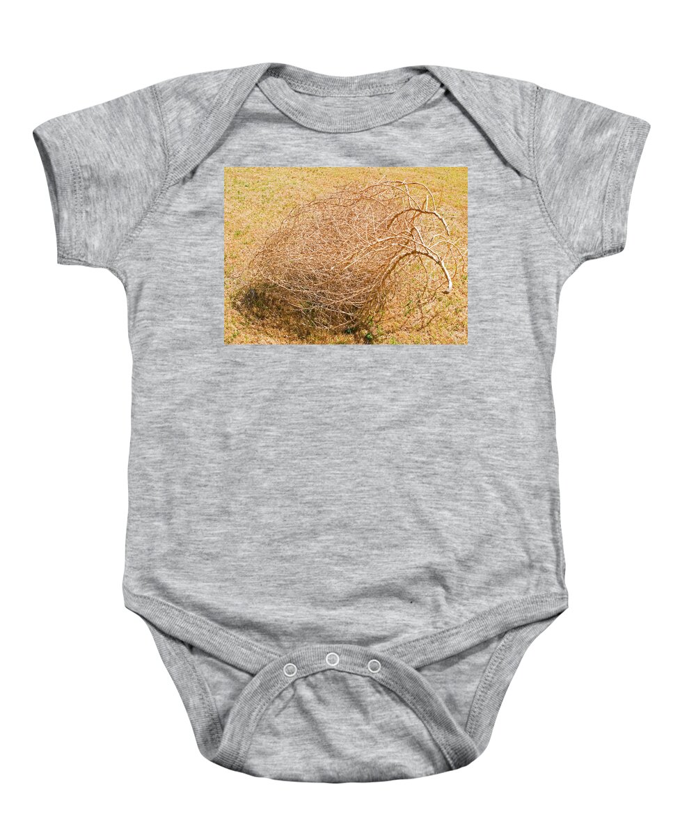 Nature Baby Onesie featuring the photograph Tumbleweed #1 by Millard H. Sharp