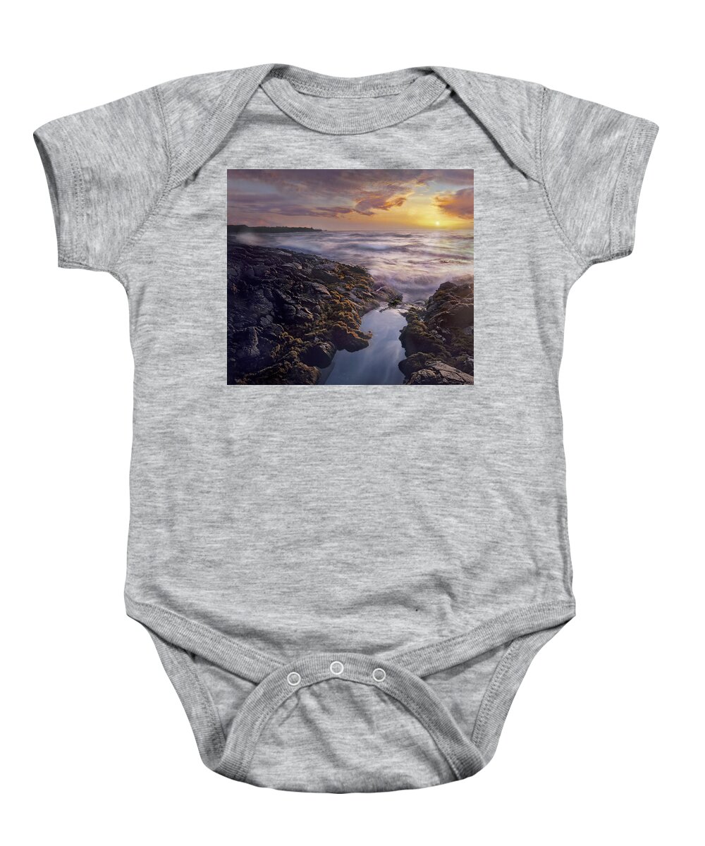 Feb0514 Baby Onesie featuring the photograph Wawaloli Beach Big Island Hawaii #1 by Tim Fitzharris