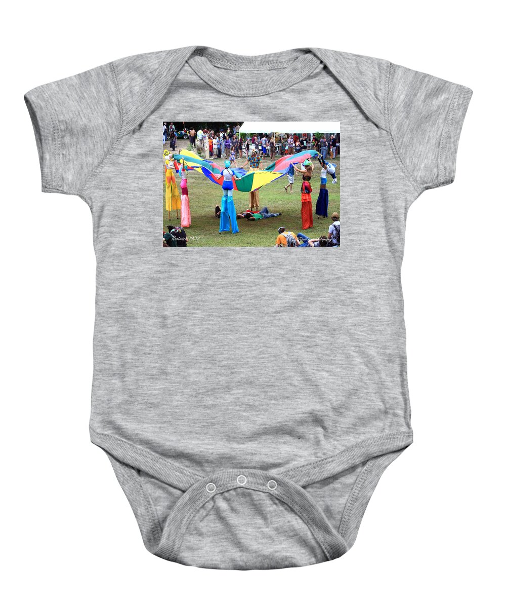 Rootwire Music And Arts Festival 2k13 Baby Onesie featuring the photograph Rw2k13 #101 by PJQandFriends Photography