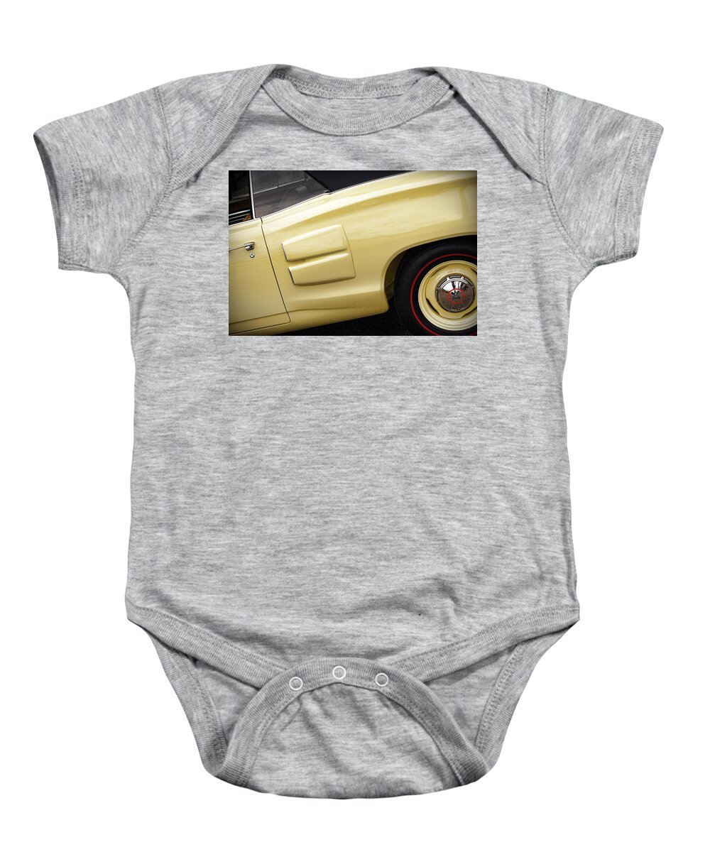 1969 Baby Onesie featuring the photograph 1969 Dodge Coronet R/T Convertible by Gordon Dean II