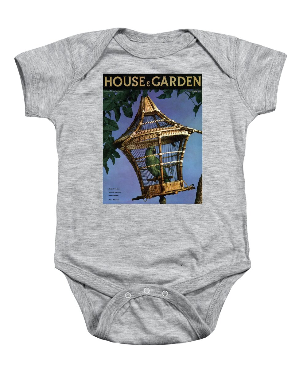 House And Garden Baby Onesie featuring the photograph House And Garden Cover by Anton Bruehl
