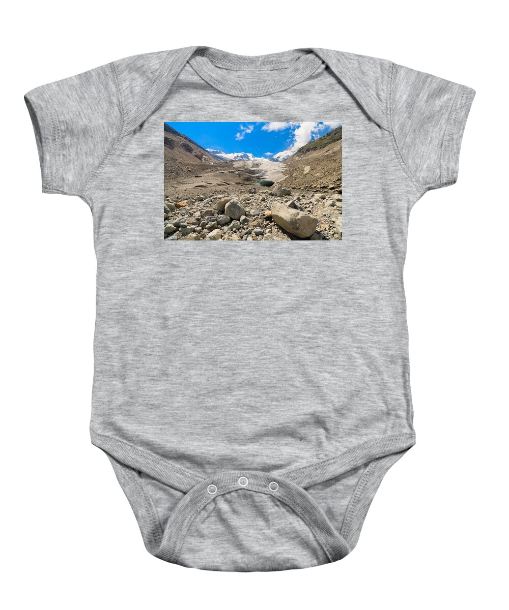 Bernina Baby Onesie featuring the photograph Swiss Mountains #3 by Raul Rodriguez