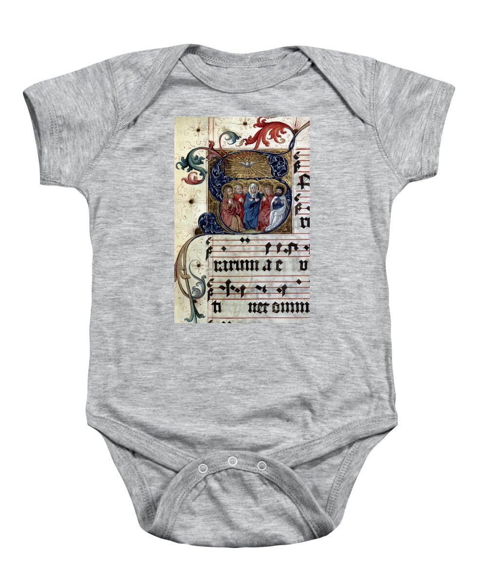 1510 Baby Onesie featuring the painting Pentecost #4 by Granger
