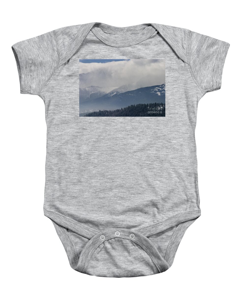 14000 Foot Peak Baby Onesie featuring the photograph Stormy Peak #8 by Steven Krull