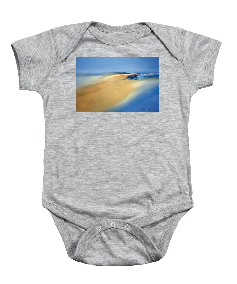 Theo Danella Baby Onesie featuring the painting A 5 by Theo Danella