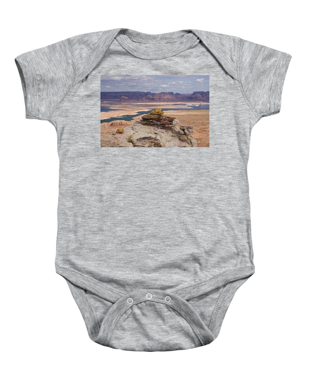 Lake Powell Baby Onesie featuring the photograph A Beautiful Day at Lake Powell by Saija Lehtonen