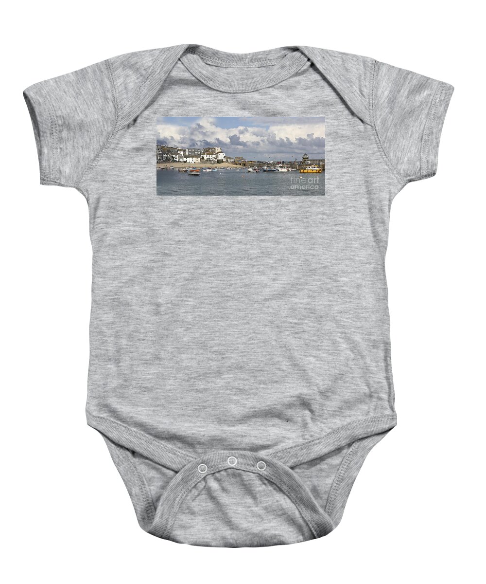 St Ives Baby Onesie featuring the photograph A Postcard From St Ives by Terri Waters
