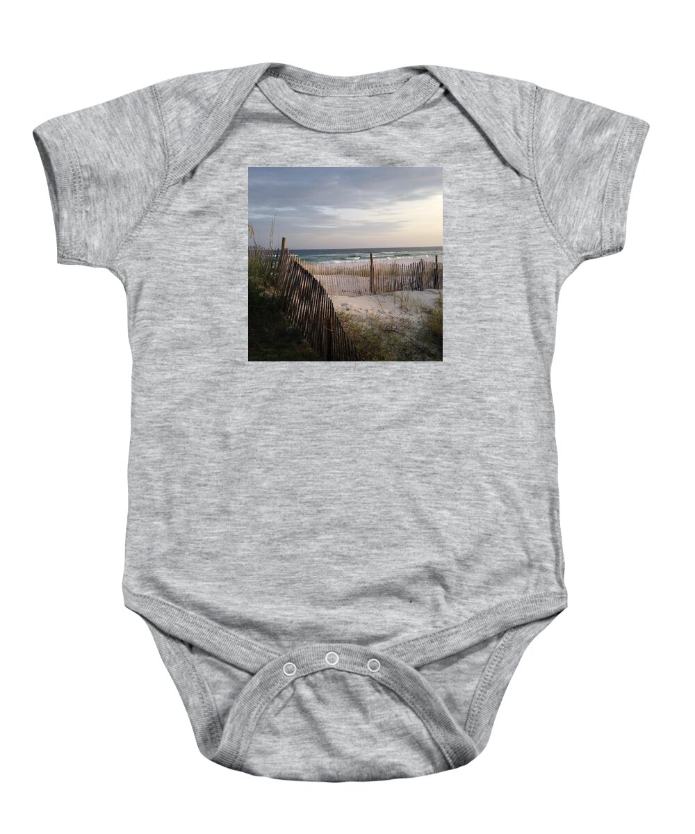 Beach Photography Baby Onesie featuring the photograph A Simple Life by Mary Buck