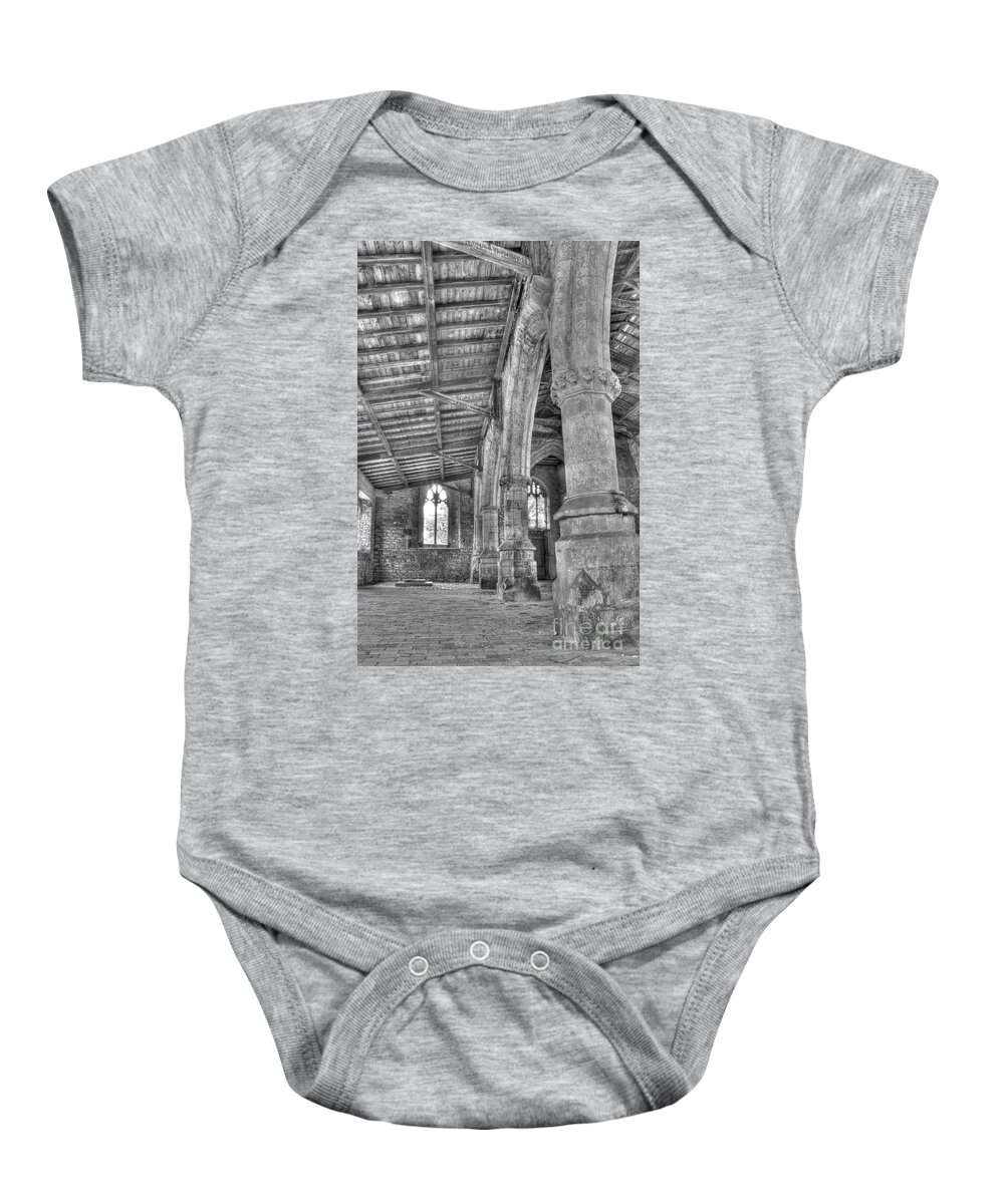 Church Baby Onesie featuring the photograph Abandoned faith by Steev Stamford