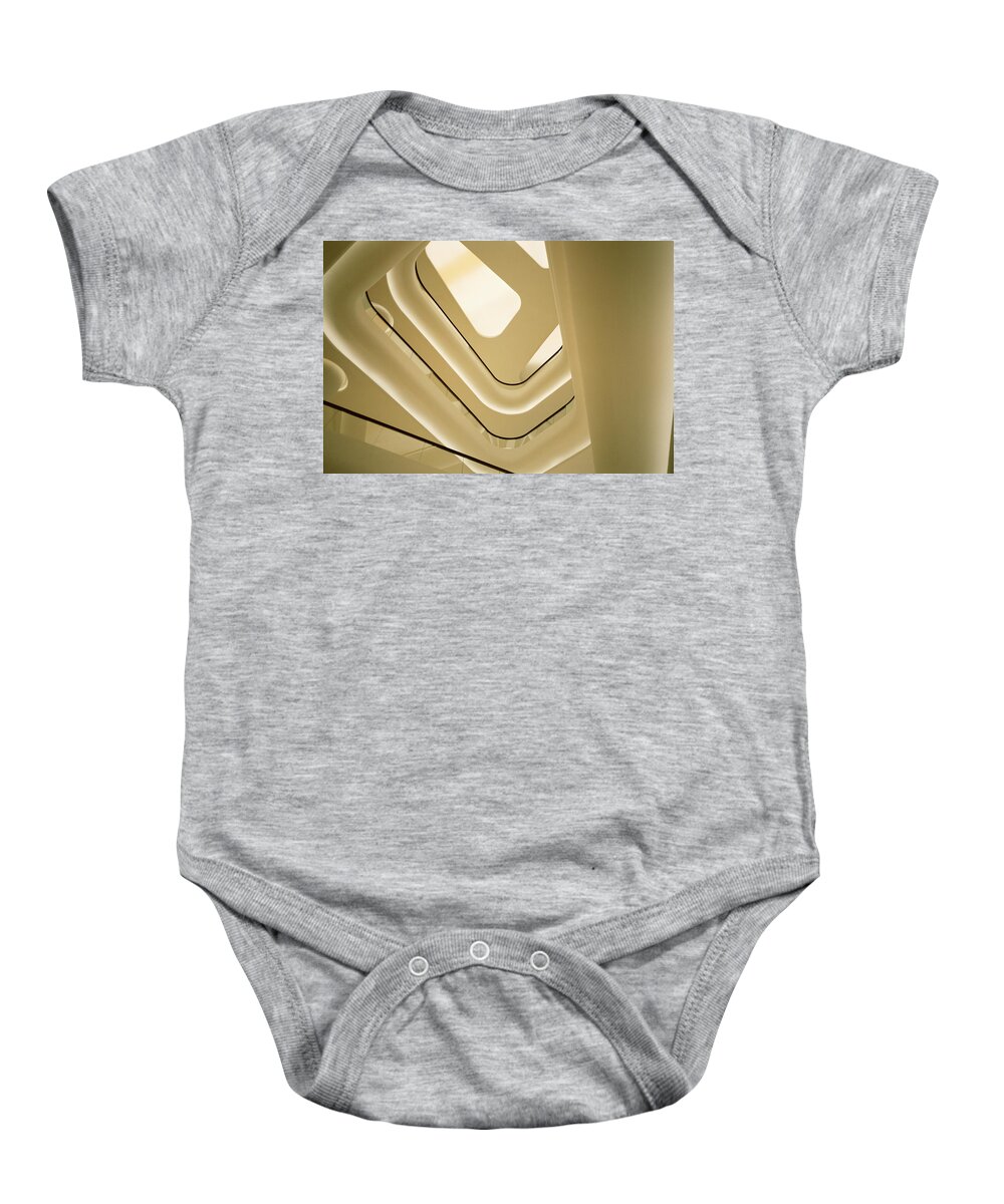 Minimalism Baby Onesie featuring the photograph Abstract Geometry In Utopia by Shaun Higson