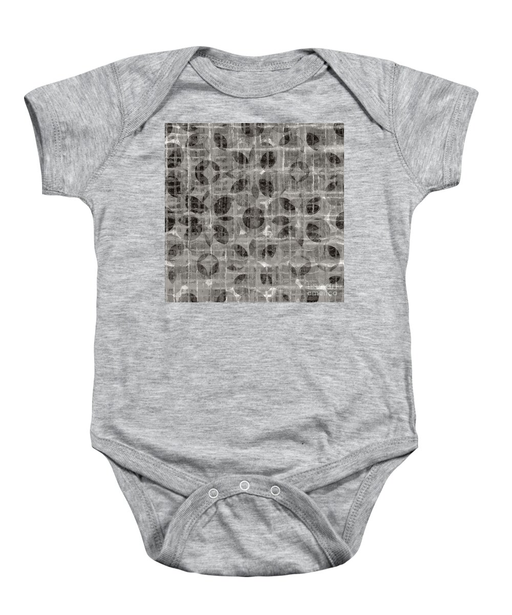 Black Baby Onesie featuring the photograph Abstract Lines 20 by Edward Fielding