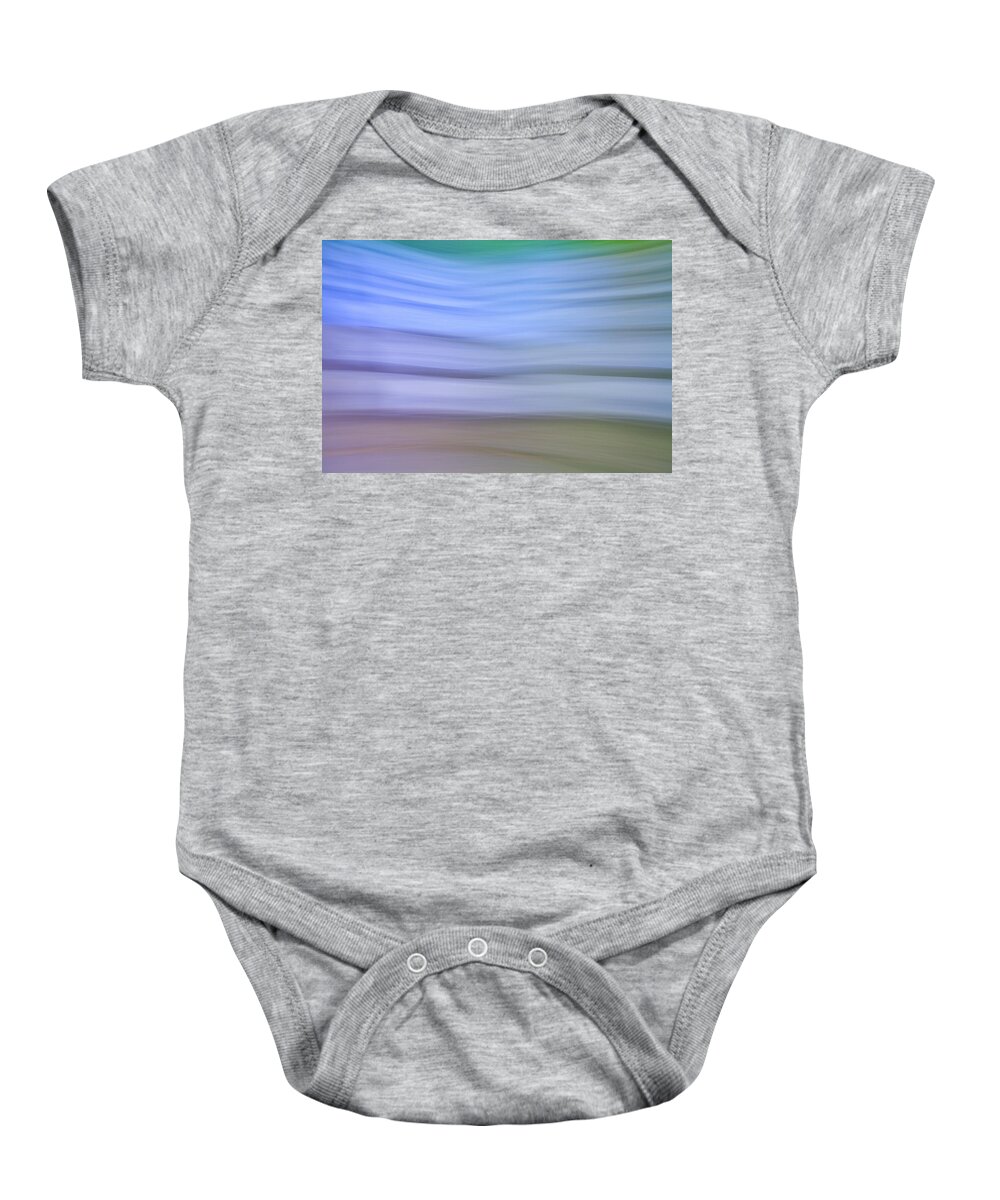 Feb0514 Baby Onesie featuring the photograph Abstract Summer Flowers Germany by Duncan Usher
