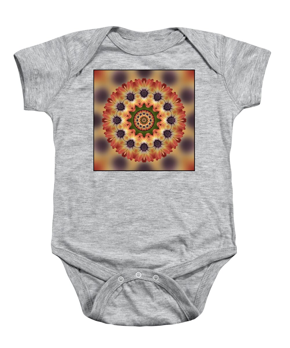 African Daisy Baby Onesie featuring the photograph African Daisy by Liz Mackney