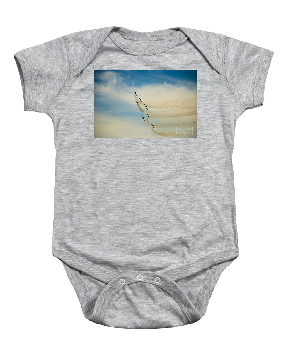 Airplane Baby Onesie featuring the photograph Airshow by Mats Silvan