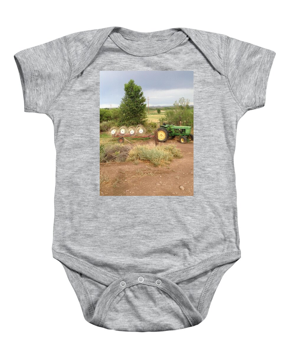 Alfalfa Baby Onesie featuring the photograph Alfalfa Time by Erika Jean Chamberlin