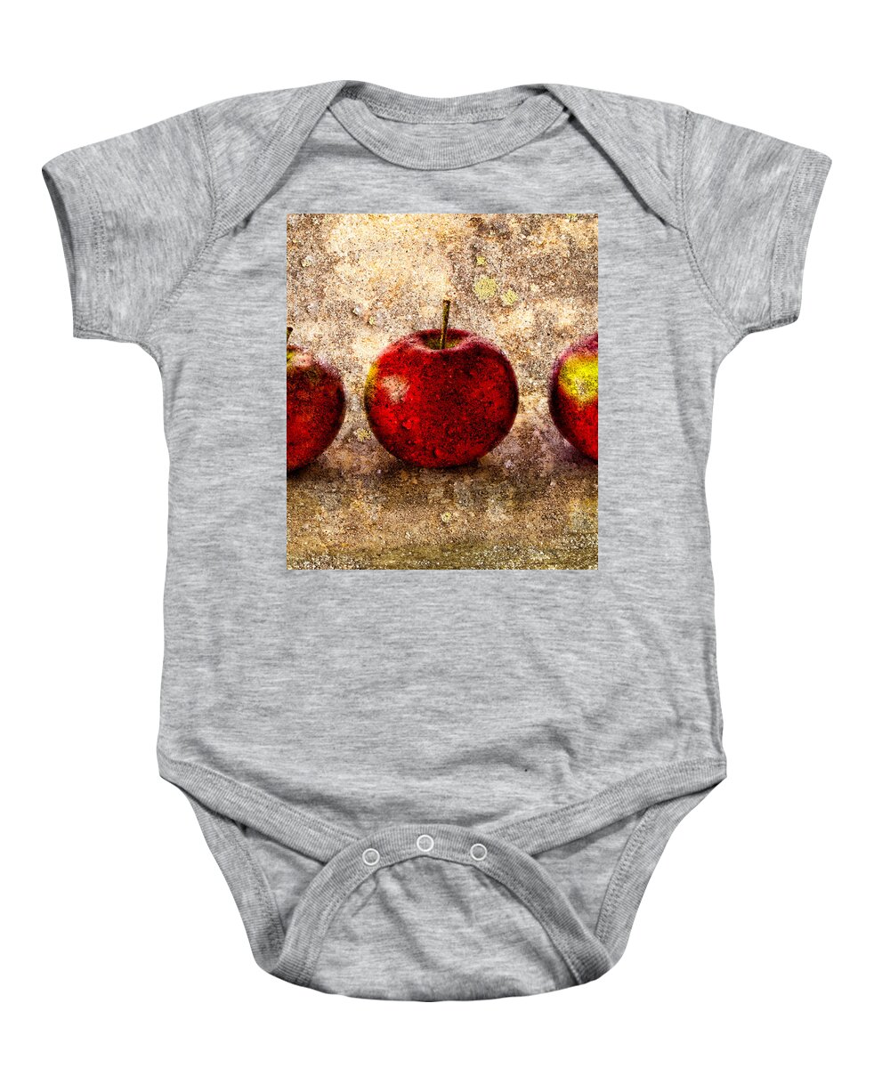 Apple Baby Onesie featuring the photograph Apple by Bob Orsillo