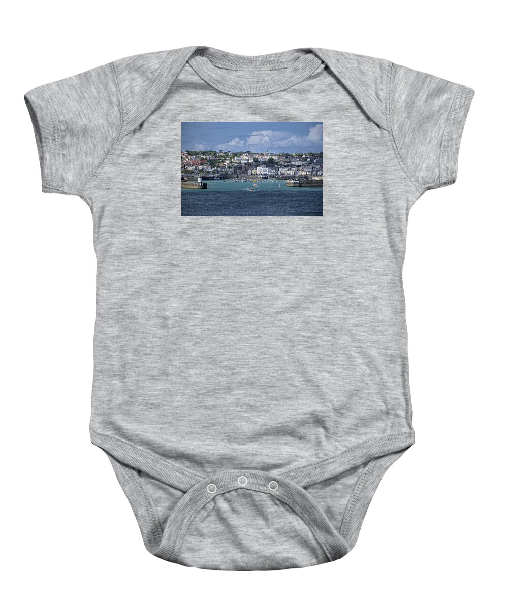 Travel Baby Onesie featuring the photograph Beautiful Harbor by Lucinda Walter