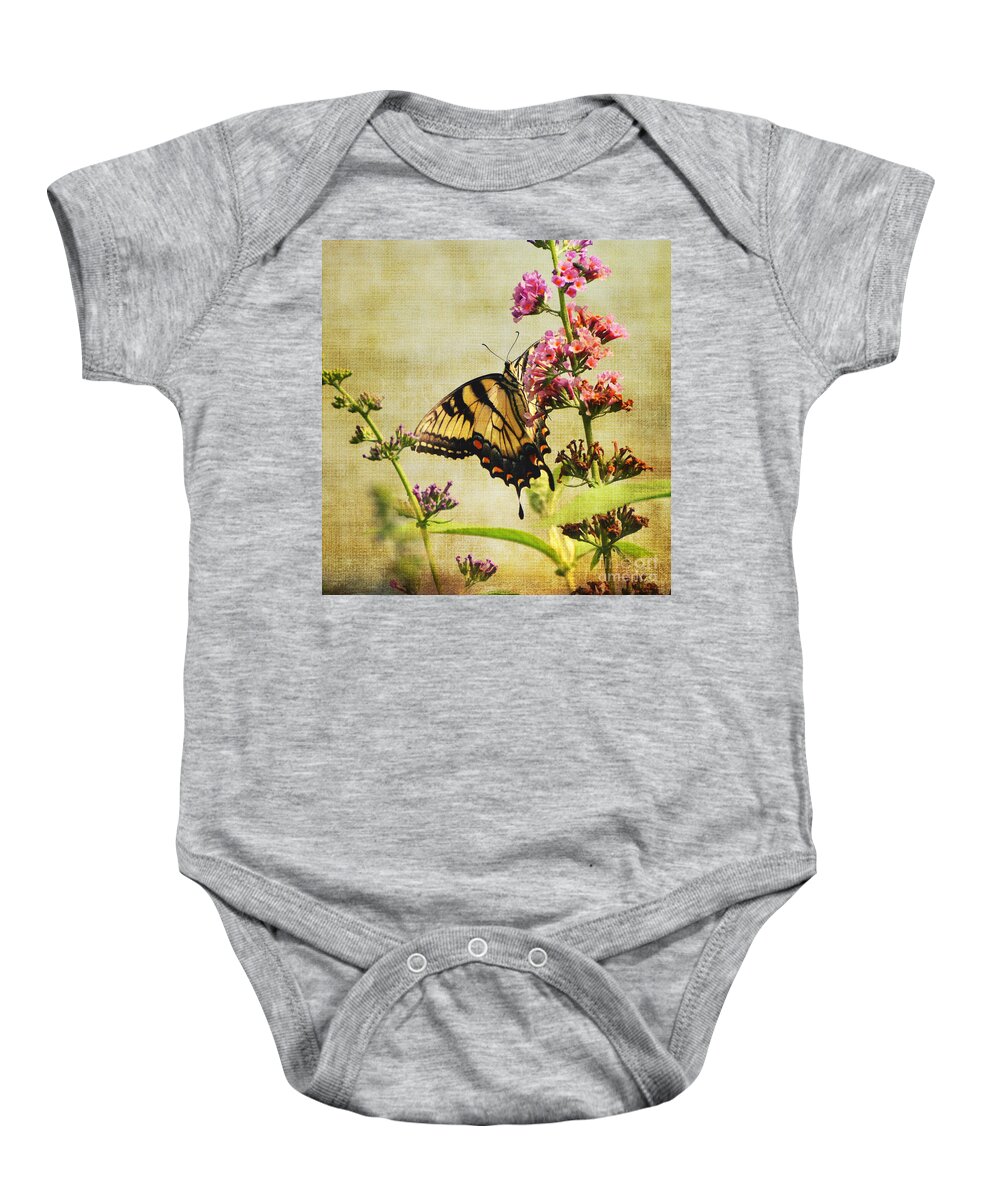 Butterfly Baby Onesie featuring the photograph Best View by Judy Wolinsky