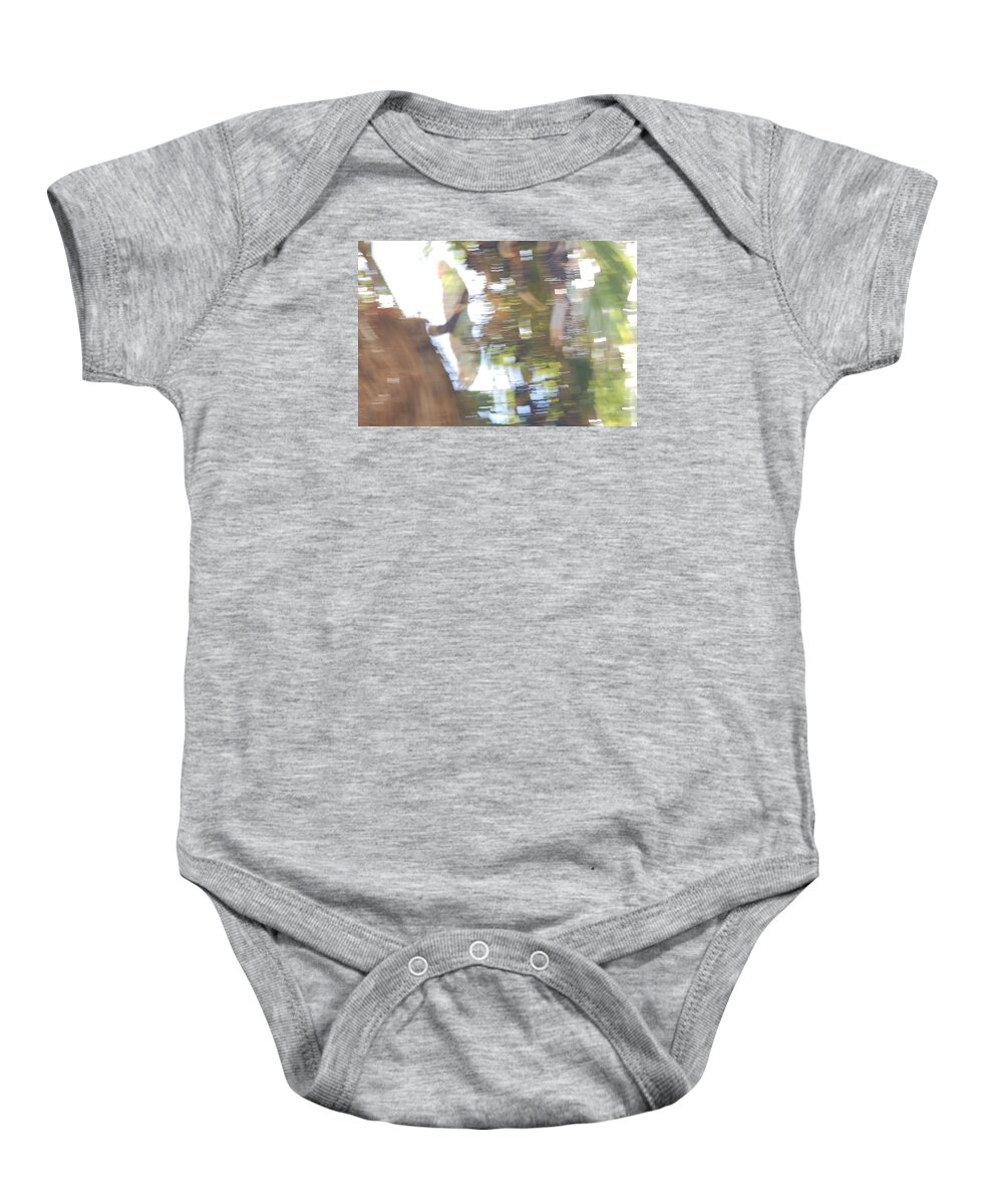 Linda Brody Baby Onesie featuring the photograph Bird of Prey Abstract by Linda Brody