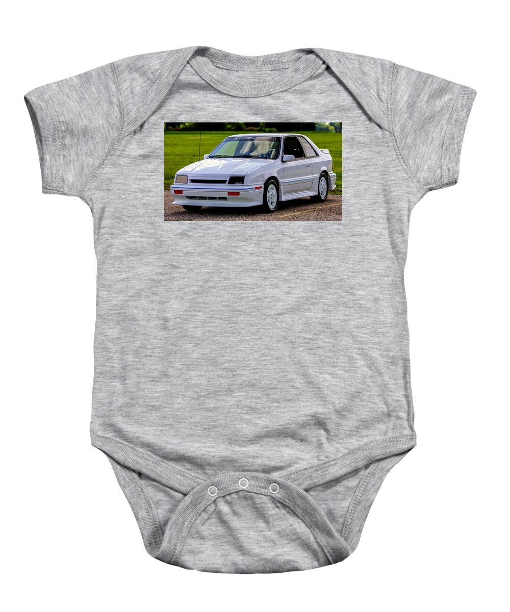 Dodge Baby Onesie featuring the photograph Birthday Car 01 by Josh Bryant