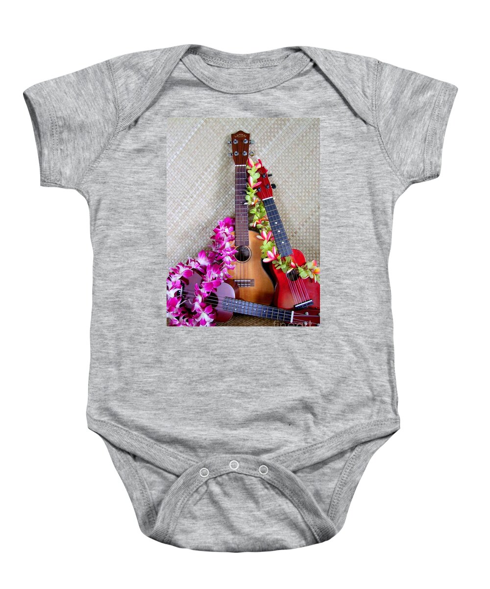 Hawaii Culture Baby Onesie featuring the photograph Blond Brunette and Redhead by Mary Deal