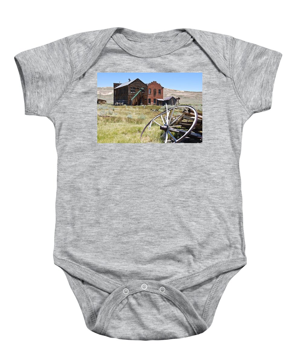 Old West Baby Onesie featuring the photograph Bodie Ghost Town 3 - Old West by Shane Kelly