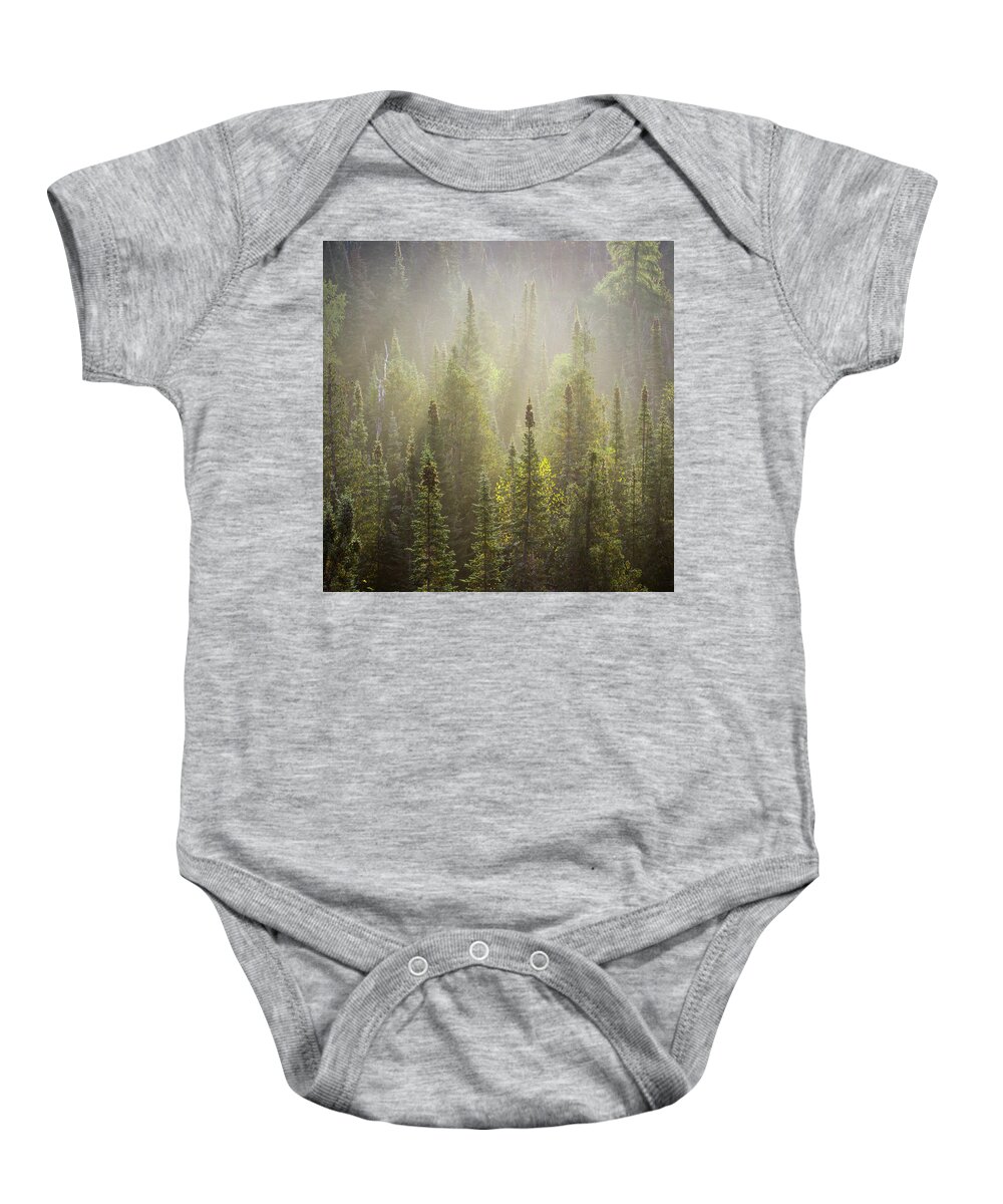 Boreal Baby Onesie featuring the photograph Boreal Morning by Jakub Sisak