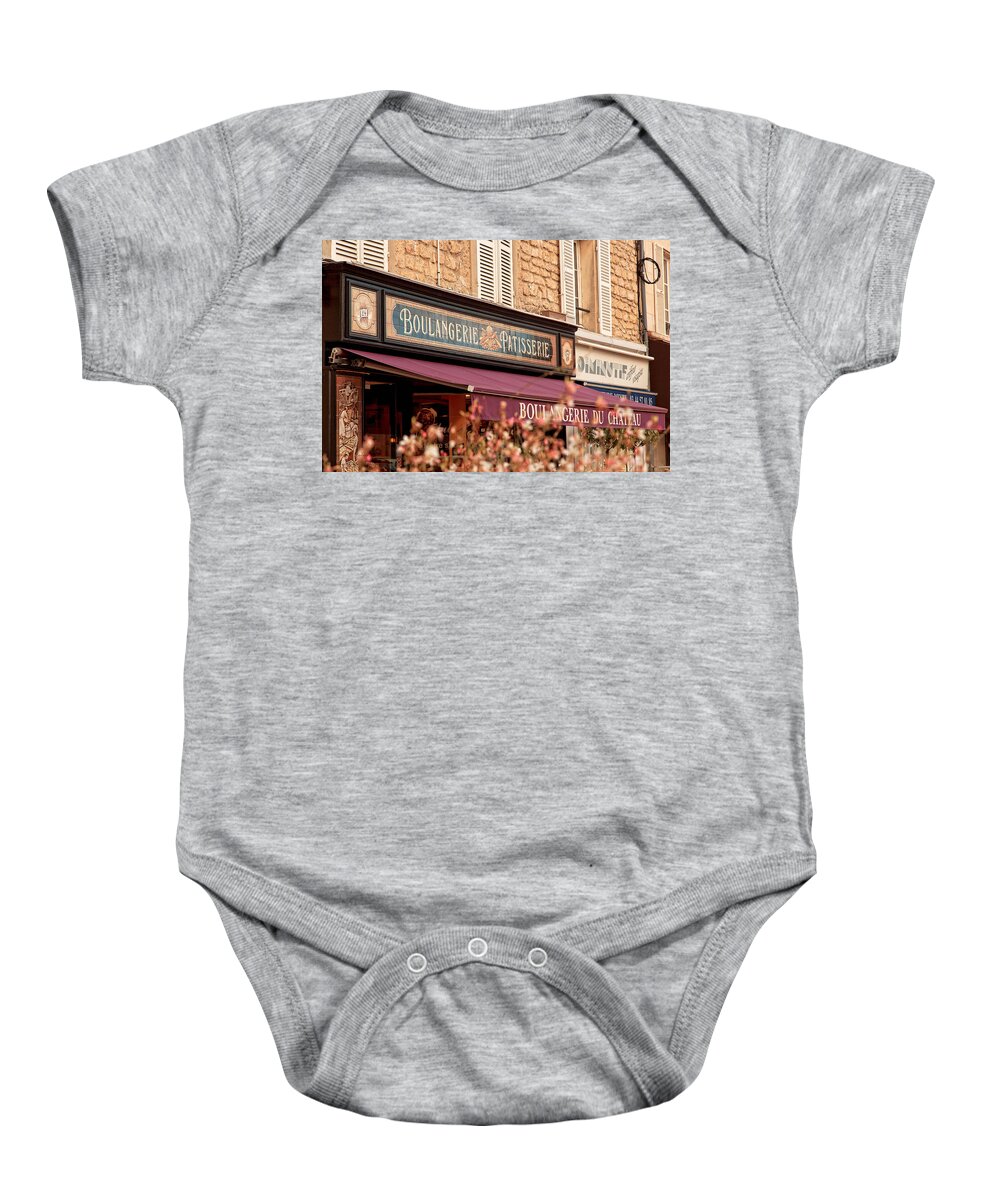 Village Baby Onesie featuring the photograph Breakfast In Chantilly by Hany J