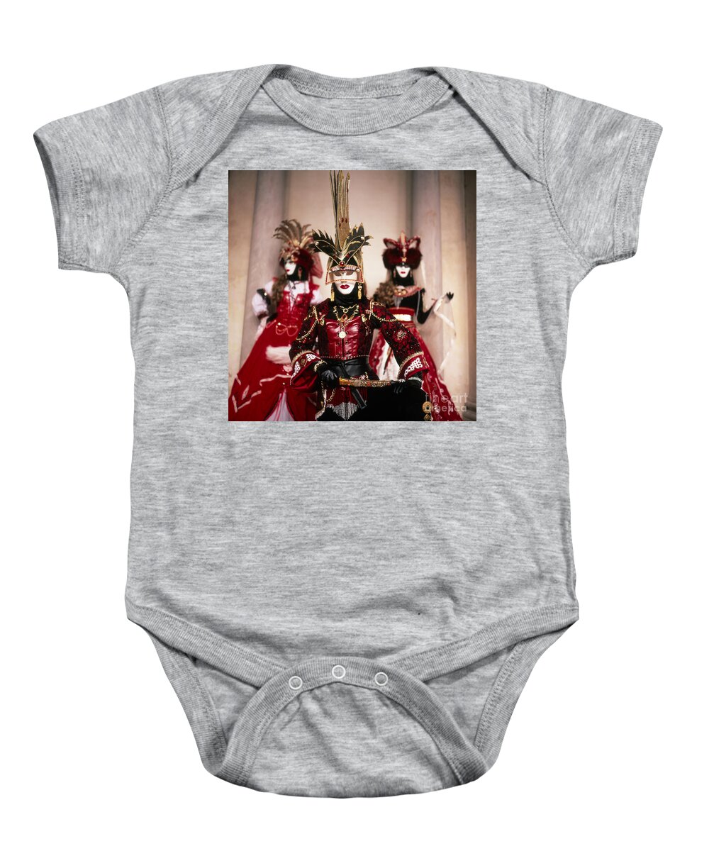 Venezia Baby Onesie featuring the photograph Carnevale by Riccardo Mottola