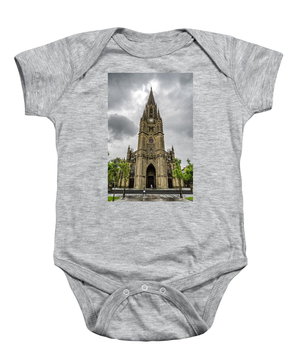 Catedral Baby Onesie featuring the photograph Catedral del Buen Pastor by Pablo Lopez