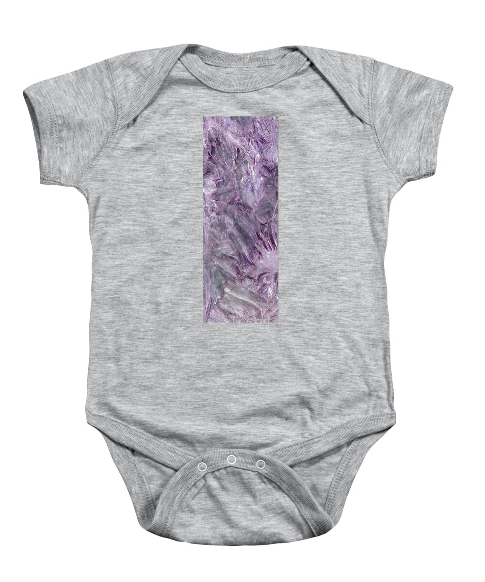 Prott Baby Onesie featuring the photograph Charoite from Siberia by Rudi Prott