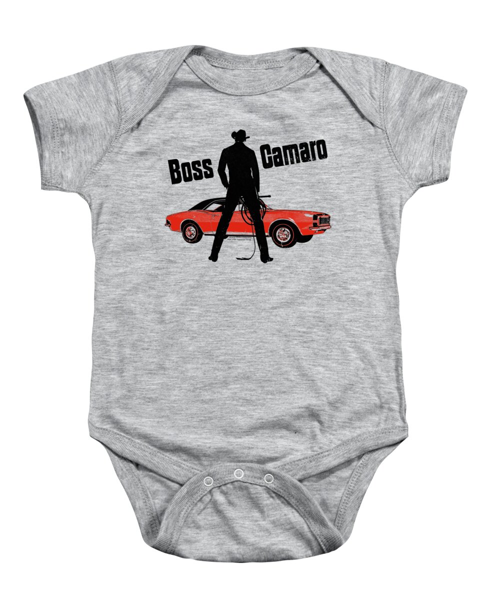  Baby Onesie featuring the digital art Chevrolet - Boss by Brand A